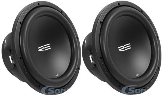 (2) RE Audio SEX12D4 V2 SEXV2 12" 1500W RMS Dual 4-Ohm Car Subs Subwoofers Image 1