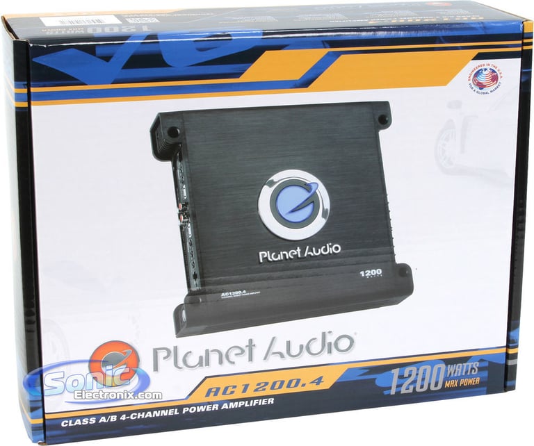 Planet Audio Anarchy AC1200.4 1200 Watt 4-Ch Amplifier + Amp Kit Image 14