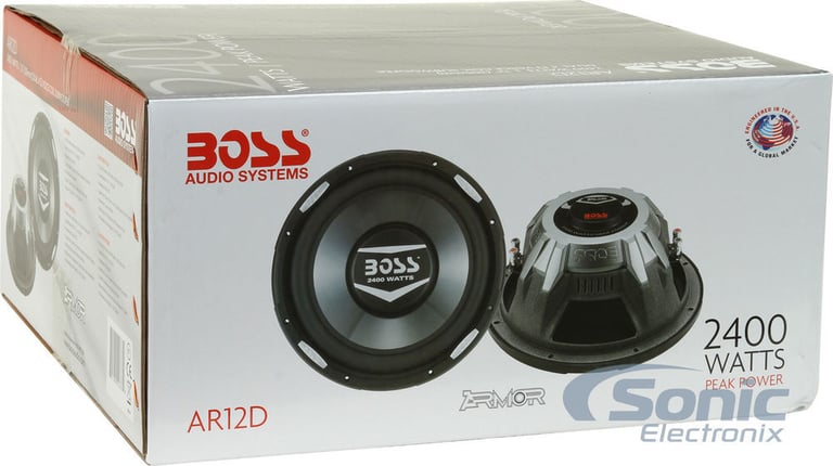 Boss Audio Armor AR12D 12" 2400 Watt Car Subwoofer With Vented Sub Enclosure Box Image 22
