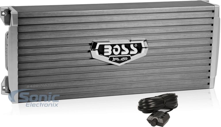 BOSS Audio AR2400.4 Amplifier with Bass Remote + 8 Gauge Amp Kit Image 3