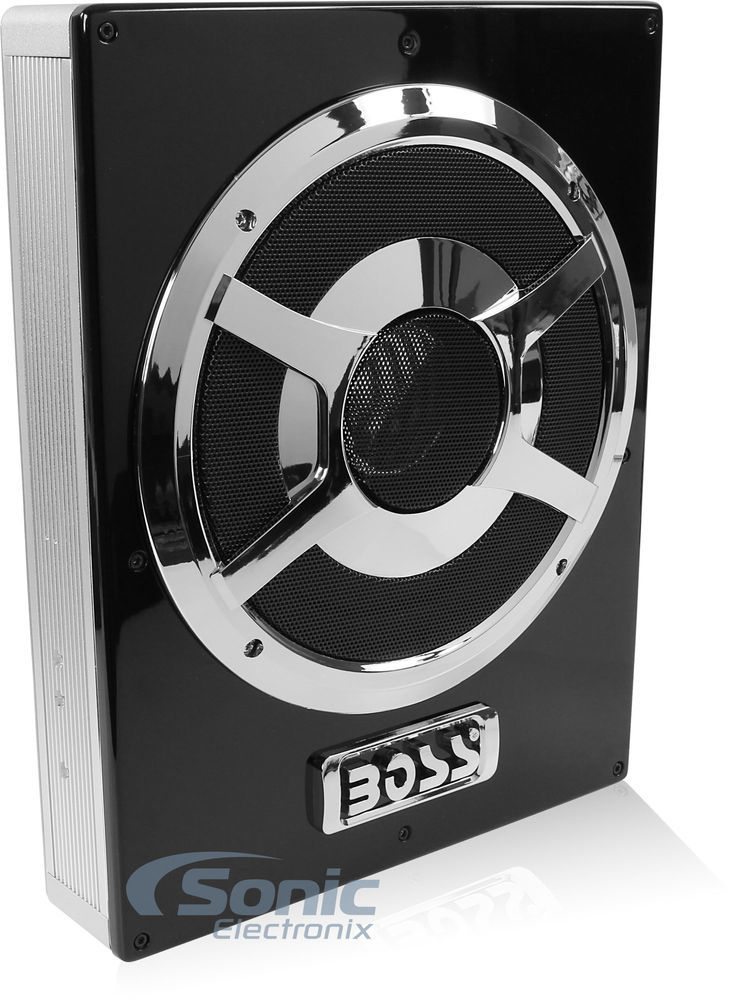 Boss Audio BASS1400 10" 1400w Car/Truck Slim Under-Seat Active Subwoofer+Amp Kit Image 10