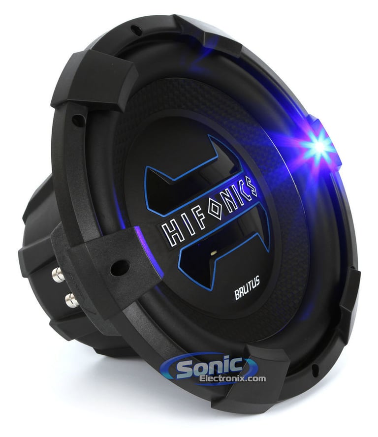 Hifonics BRX12D4 12" 900 Watt DVC Car Subwoofer Sub + Single Sealed Sub Box Image 15
