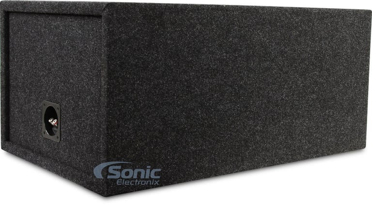 (2) Hifonics BRZ12SQD4 12" 2400w Square Car Subwoofers+Vented Sub Enclosure Box Image 27