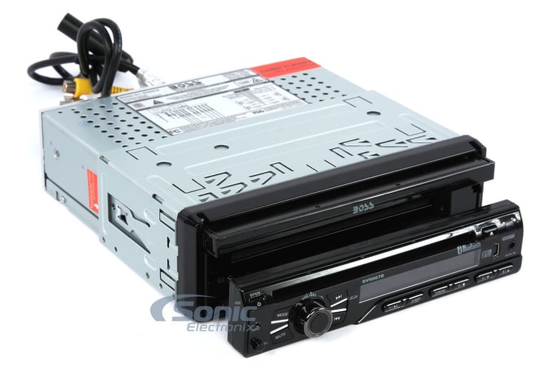Boss BV9967B 7&rdquo; In-Dash Car DVD CD Receiver with Bluetooth+License Plate Camera Image 18