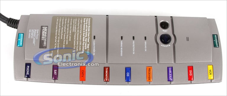 Monster Cable PowerCenter Surge Protector (HTS 850) Image 4