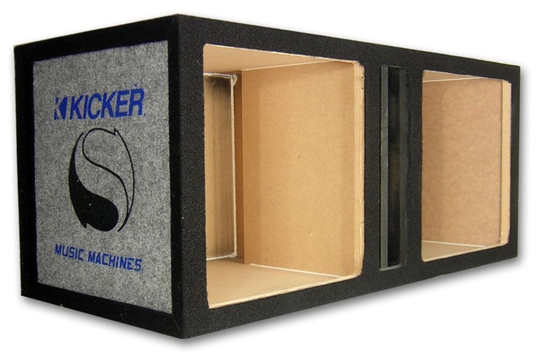 Kicker Dual 10" Ported Solo-Baric MDF Enclosure Image 1