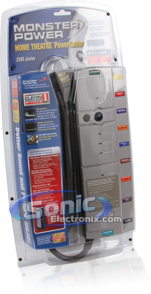 Monster Cable PowerCenter Surge Protector (HTS 850) Image 11