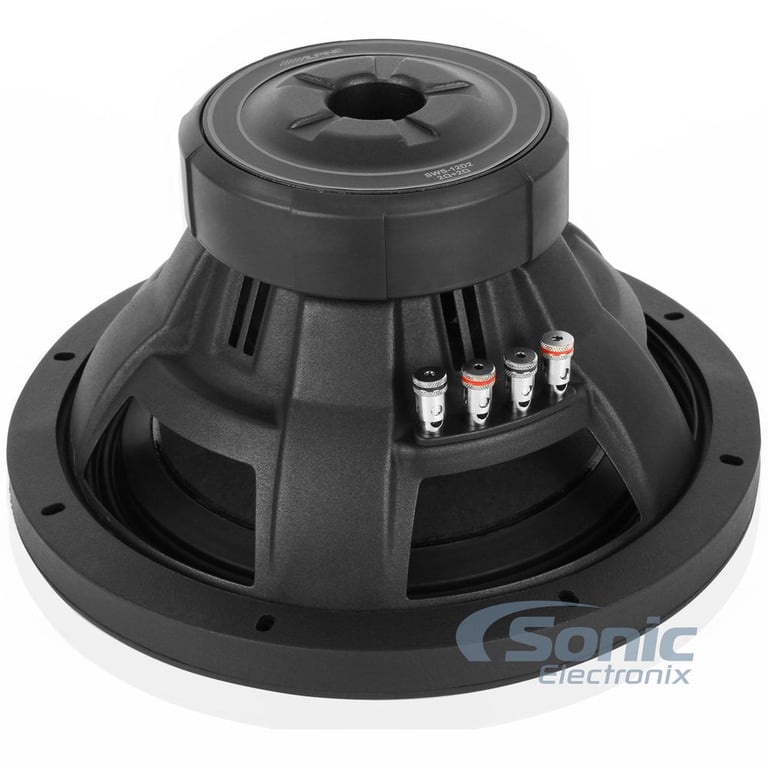 (2) Alpine Type-S SWS-12D2 3000w Car Subwoofers+Vented Sub Box Enclosure Image 4
