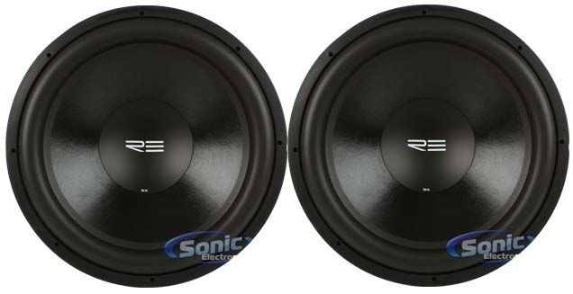 Pair Re Audio SX18D4 SX 18" D4 4000 Watt Peak 2000W RMS Car Subwoofers Subs Image 1