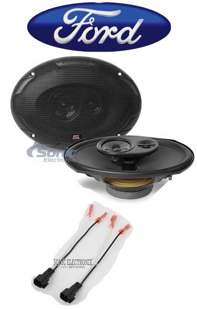 MTX Rear Factory Speaker Replacement Kit For 1998-2011 Ford Crown Victoria Image 1