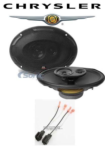 6x9" MTX Rear Factory Speaker Replacement Kit For 2001 Chrysler Sebring Image 1
