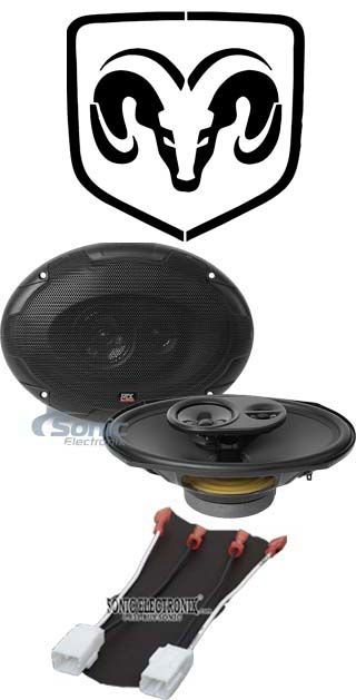6x9" MTX Front Factory Speaker Replacement Kit For 2006-2008 Dodge Ram 1500 Image 1