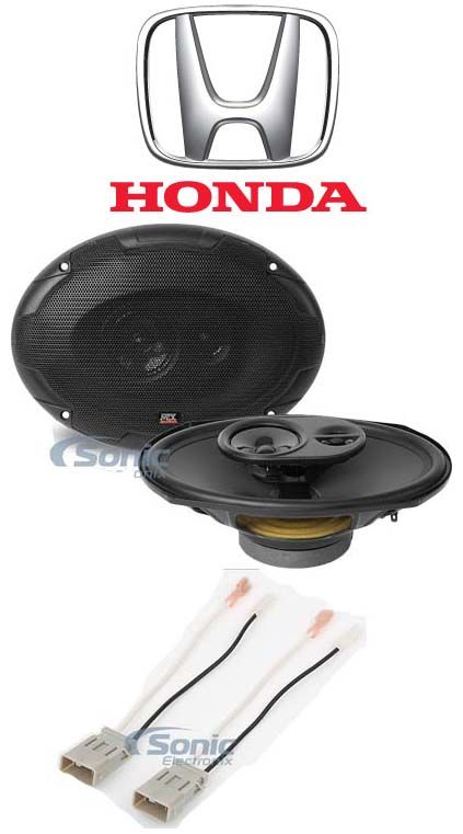 6x9" MTX Rear Factory Speaker Replacement Kit For 2003-2007 Honda Accord Image 1