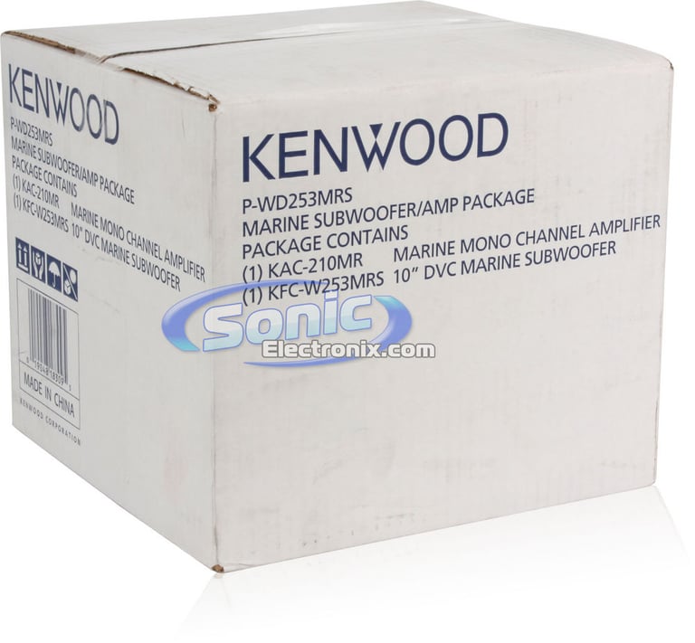 Kenwood Marine P-WD253MRS (KFC-W253MRS + KAC-210MR) Image 13