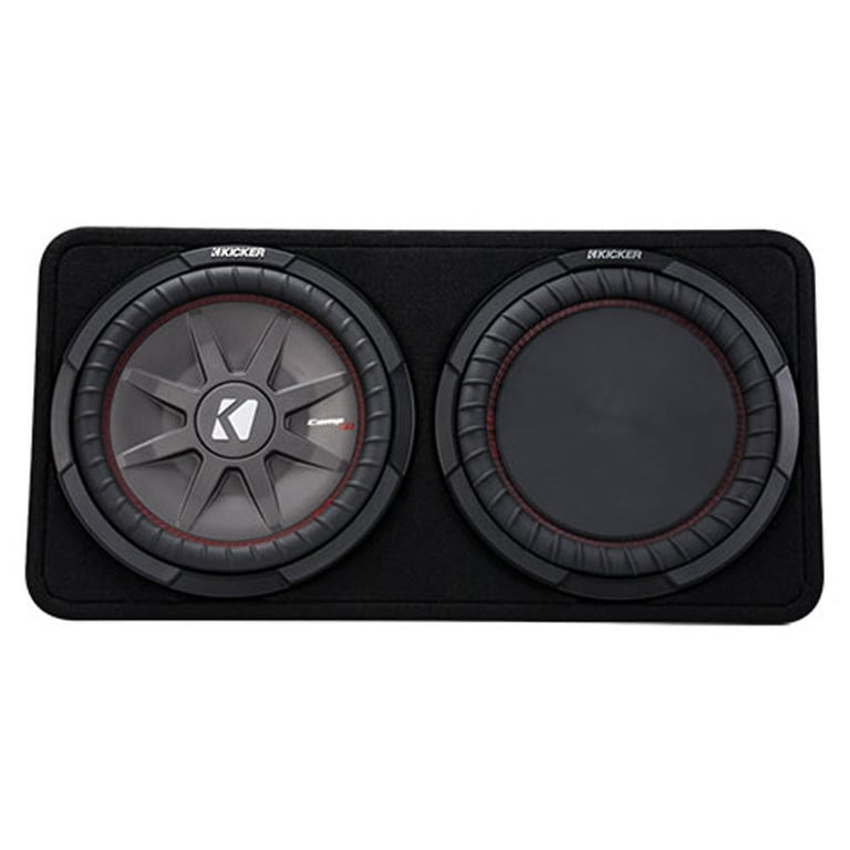 Kicker 43TCWRT122 COMPRT12 12" 1000w Slim Subwoofer in Sub Box+Amplifier+Amp Kit Image 22