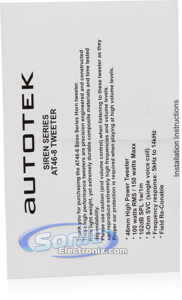 Autotek AT46-8 Image 5