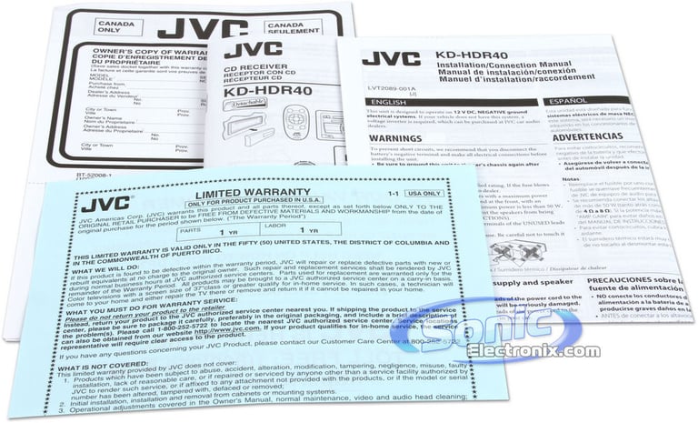 JVC KD-HDR40 Image 7