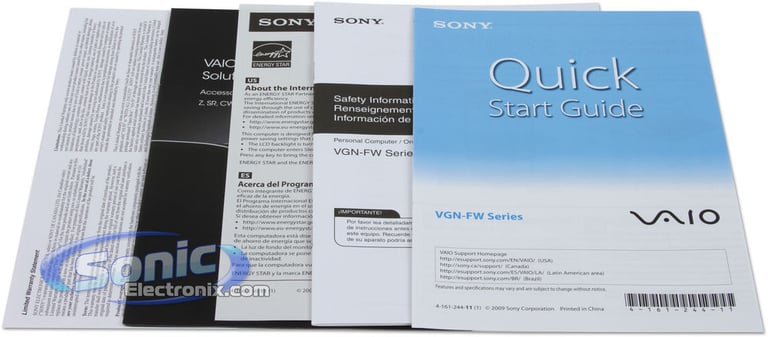 Sony VAIO VGN-FW518 (VGN-FW518F/H) Image 19