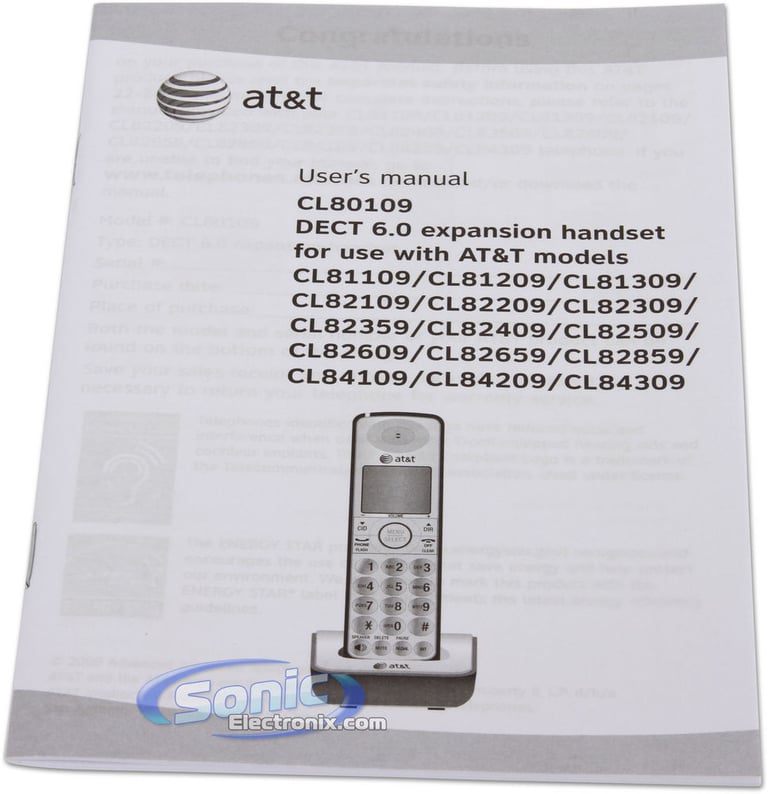 AT&T CL80109 Image 6