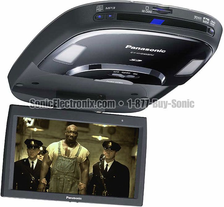 Panasonic CY-VHD9500U Overhead 9" Monitor with Built-In DVD Player Image 1