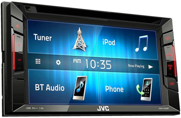 JVC DVD/CD Player Monitor w/Bluetooth/USB/iPhone/Android For 05-06 Ford Mustang Image 7