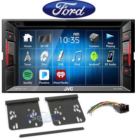 JVC DVD Player w/Bluetooth/USB/iPhone/Android For 1999-04 Ford F-250/350/450/550 Image 1