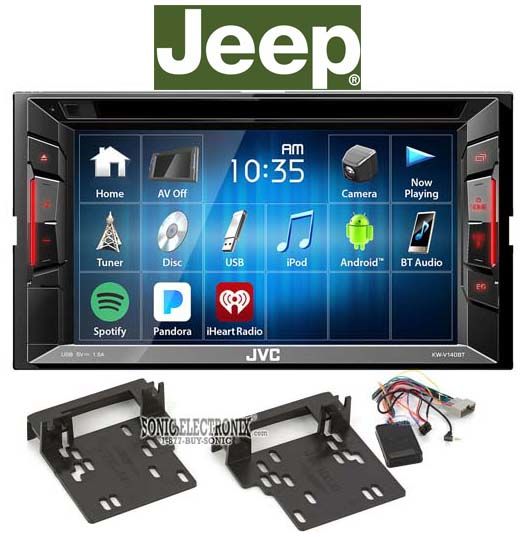 JVC DVD/CD Player w/Bluetooth/USB/iPhone/Android For 2008-10 Jeep Grand Cherokee Image 1