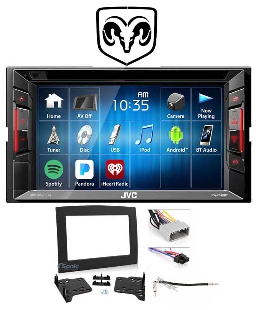 JVC DVD/CD Player w/Bluetooth/USB/iPhone/Android For 2006-09 Dodge Ram 2500/3500 Image 1