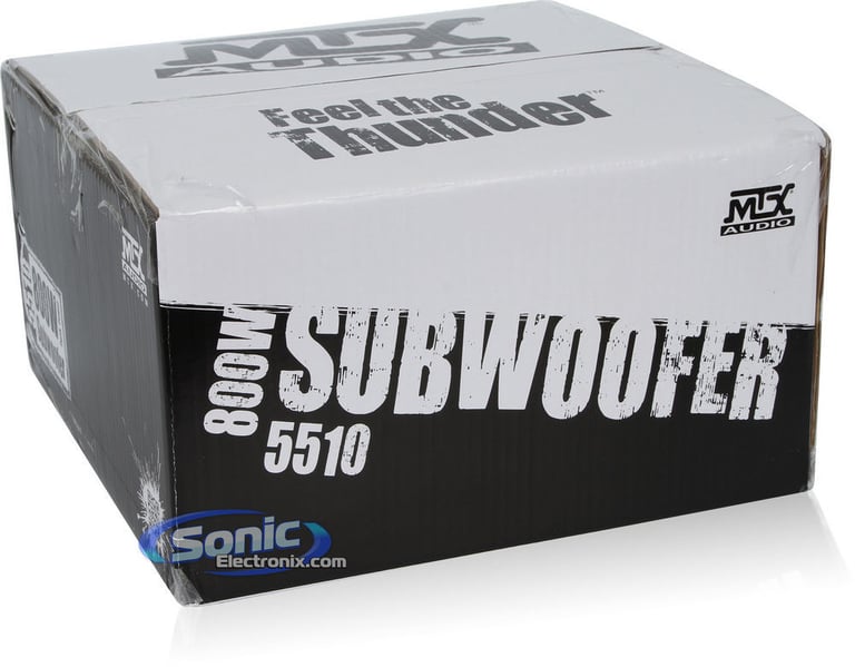 MTX 5510-22 10" 800 Watt DVC 2-ohm Car Audio Subwoofer+Mono Amplifier+Amp Kit Image 8