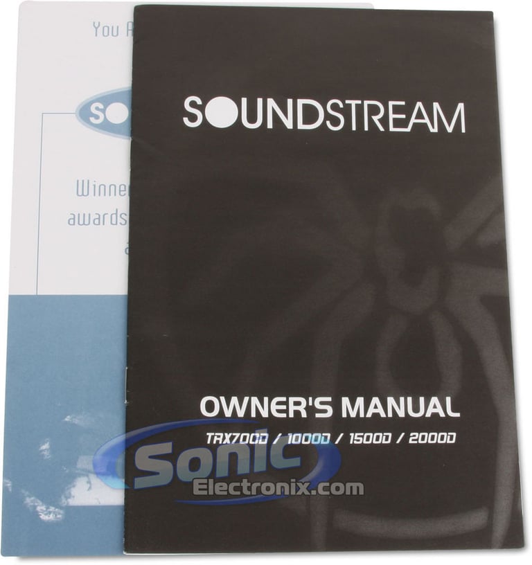 Soundstream TRX1000D Image 8