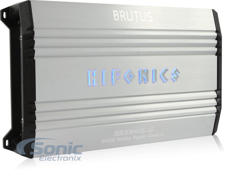 Hifonics Brutus BRX2416.1D 2400W RMS Amp + 0 Gauge Amp Kit + 2 Farad Capacitor Image 28