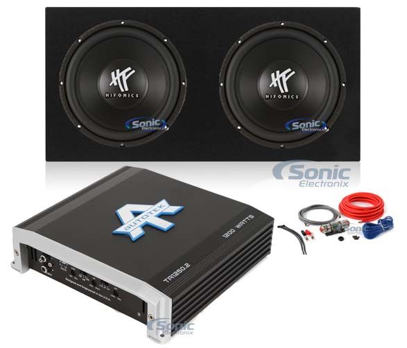 Hifonics HFX12D4 Dual Bass Package! Image 1