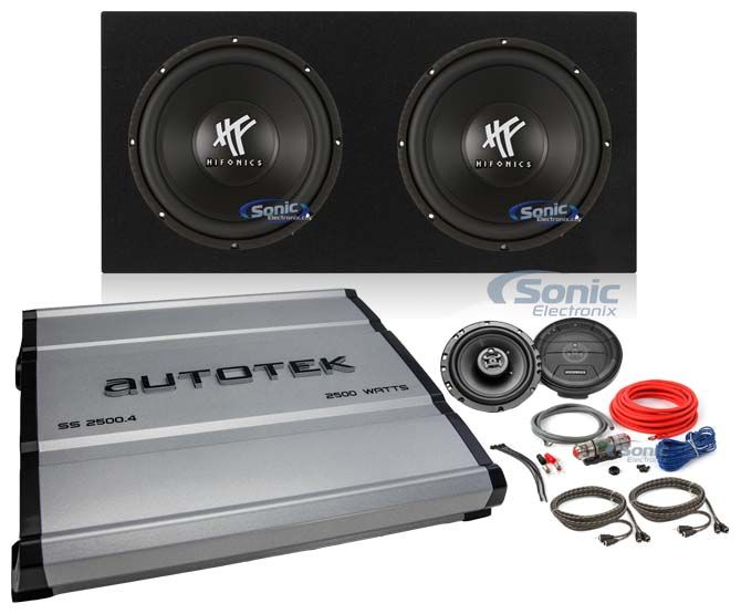Hifonics HFX12D4 Door Buster Blowout Package! Image 1