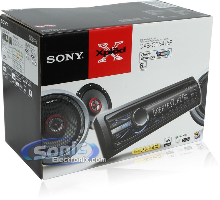 Sony CXS-GT5416F (CDX-GT540UI + Speakers) Image 15