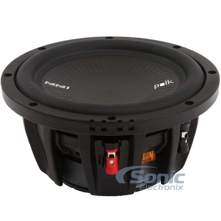 Polk Audio MM842DVC 8&rdquo; 900w DVC Car Audio Subwoofer Sub+Mono Amplifier+Amp Kit Image 13
