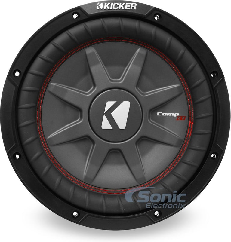 2) Kicker CompRT10 CWRT10-1 2000w 10" Slim Subwoofers+Hifonics Amplifier+Amp Kit Image 12