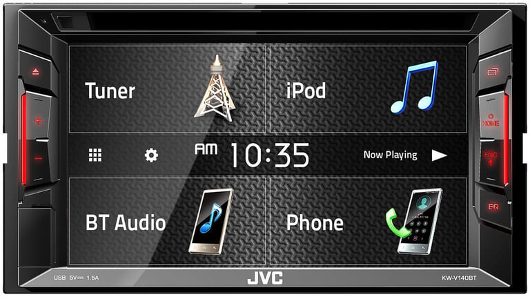 JVC DVD Player Monitor w/Bluetooth/USB/iPhone/Android For 2011-15 Ford F-650/750 Image 23