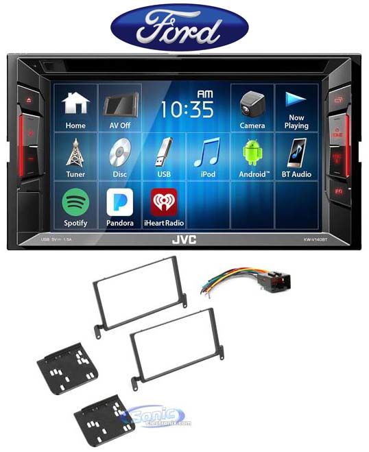 JVC DVD Monitor w/Bluetooth/USB/iPhone/Android For 2004 Ford F-150 Heritage Image 1