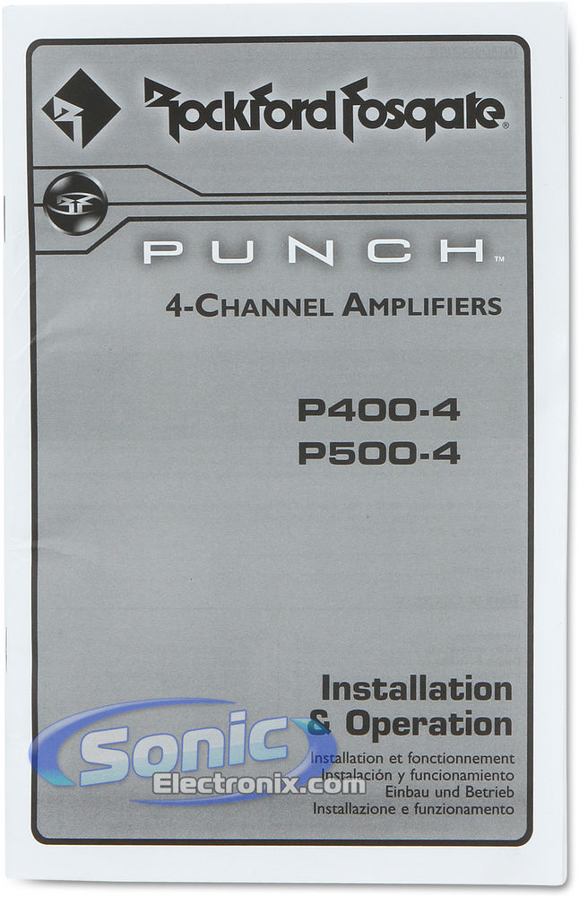 Rockford Fosgate P500-4 Image 5