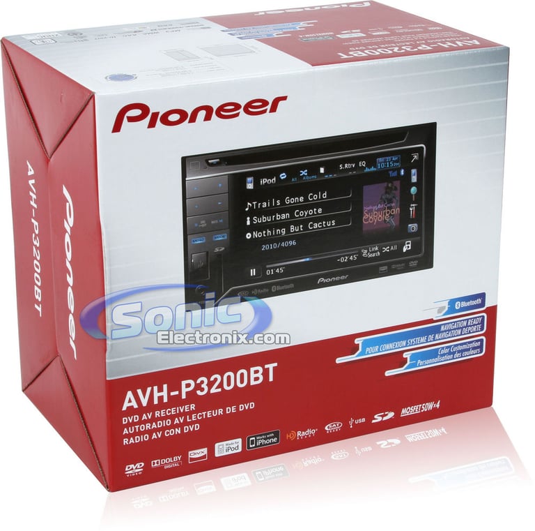 Pioneer AVH-P3200BT Factory Refurbished Image 8