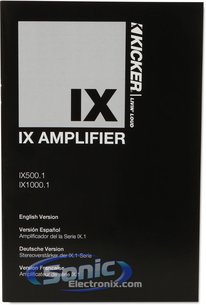 Kicker IX500.1 (10IX500.1) Image 9