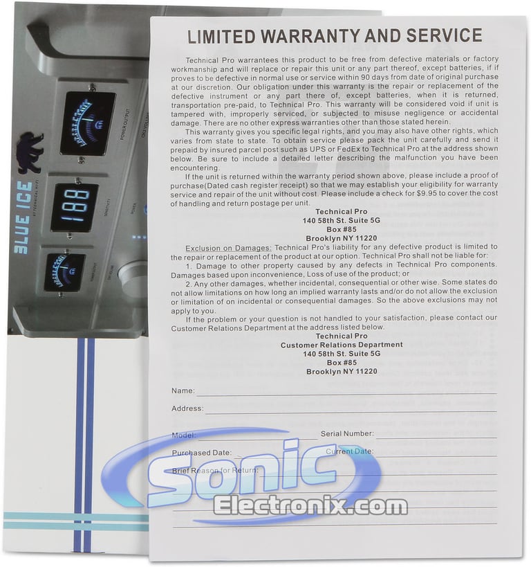 Technical Pro WM-240 Image 10