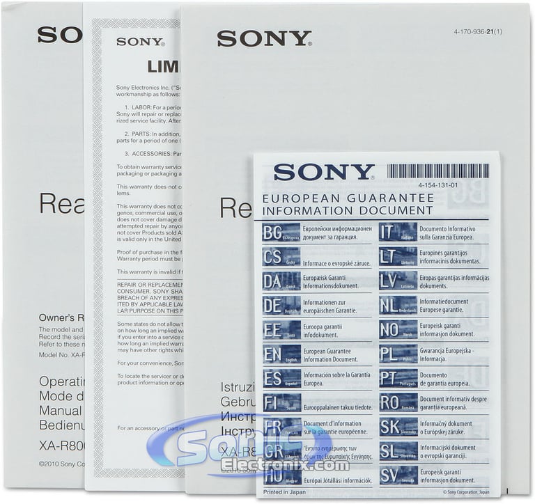 Sony XA-R800C Image 9