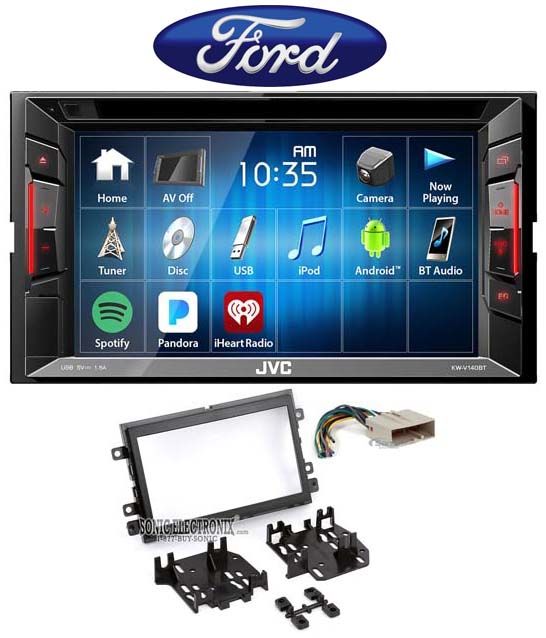 JVC DVD Player Monitor w/Bluetooth/USB/iPhone/Android For 2011-15 Ford F-650/750 Image 1