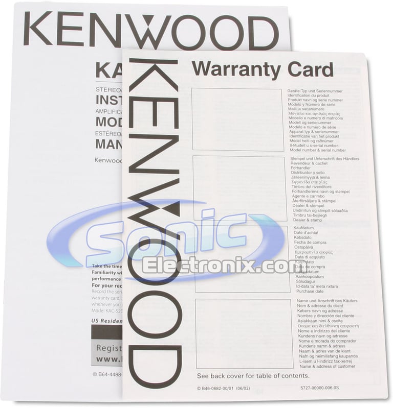 Kenwood P-W12TB (KSC-W1200T + KAC-5204) Image 7