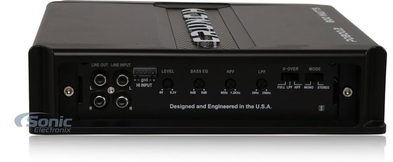 Crunch PD800.2 800w 2-Channel Amplifier Car Audio Power Drive Class AB+Amp Kit Image 10