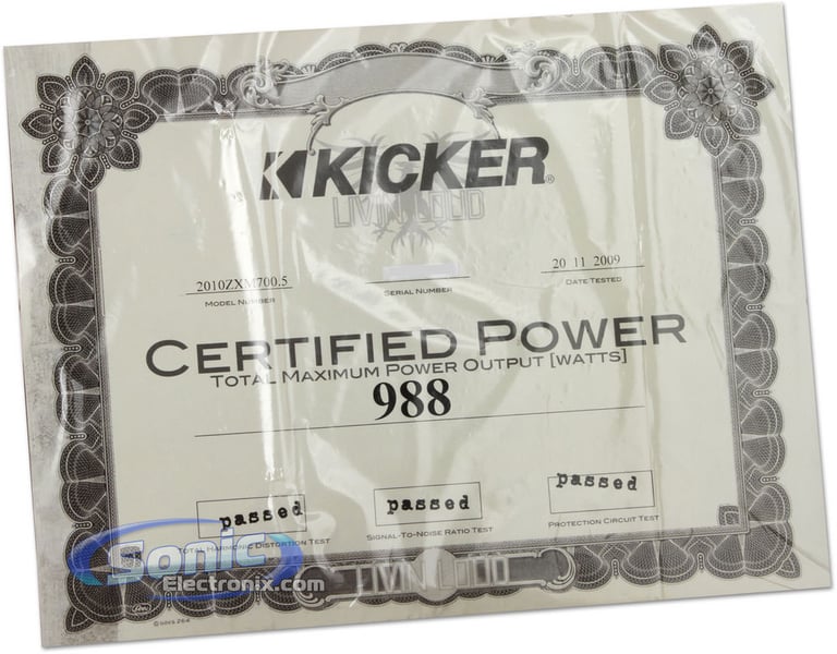 Kicker ZXM700.5 (10ZXM700.5) Image 5