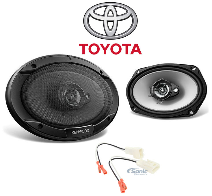 Kenwood 6.5" Rear Factory Speaker Replacement Kit For 2003-2008 Toyota Corolla Image 1