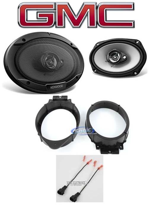 2015-2017 GMC Yukon XL Denali Kenwood 6x9" Front Speaker Replacement Kit Image 1