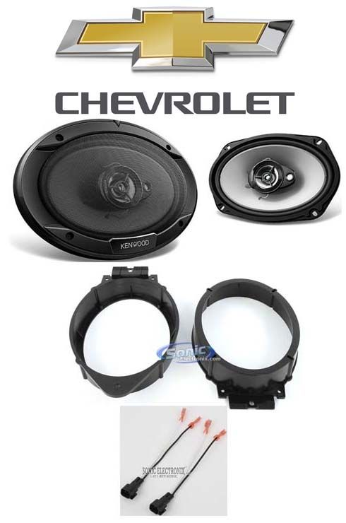 Kenwood 6x9" Front Speaker Replacement Kit For 2015-2017 Chevrolet Colorado Image 1